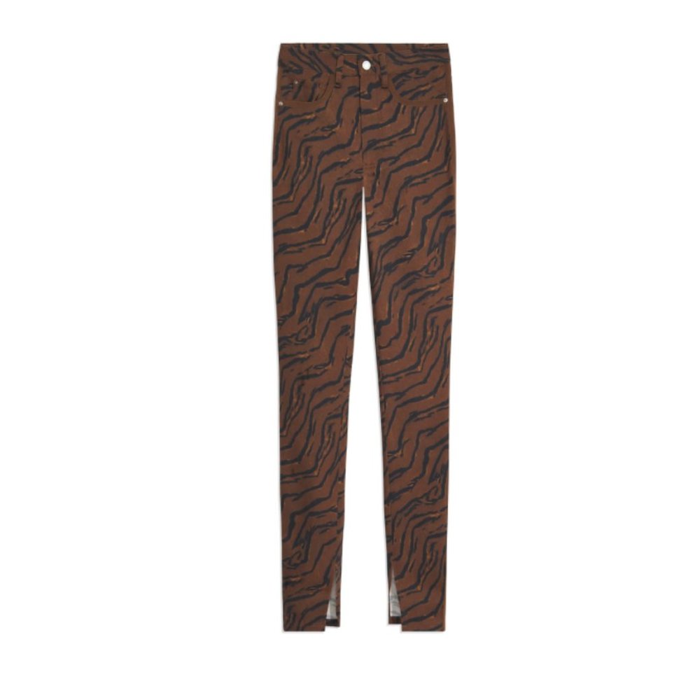 WeWoreWhat Tiger Slit Hem Jeans